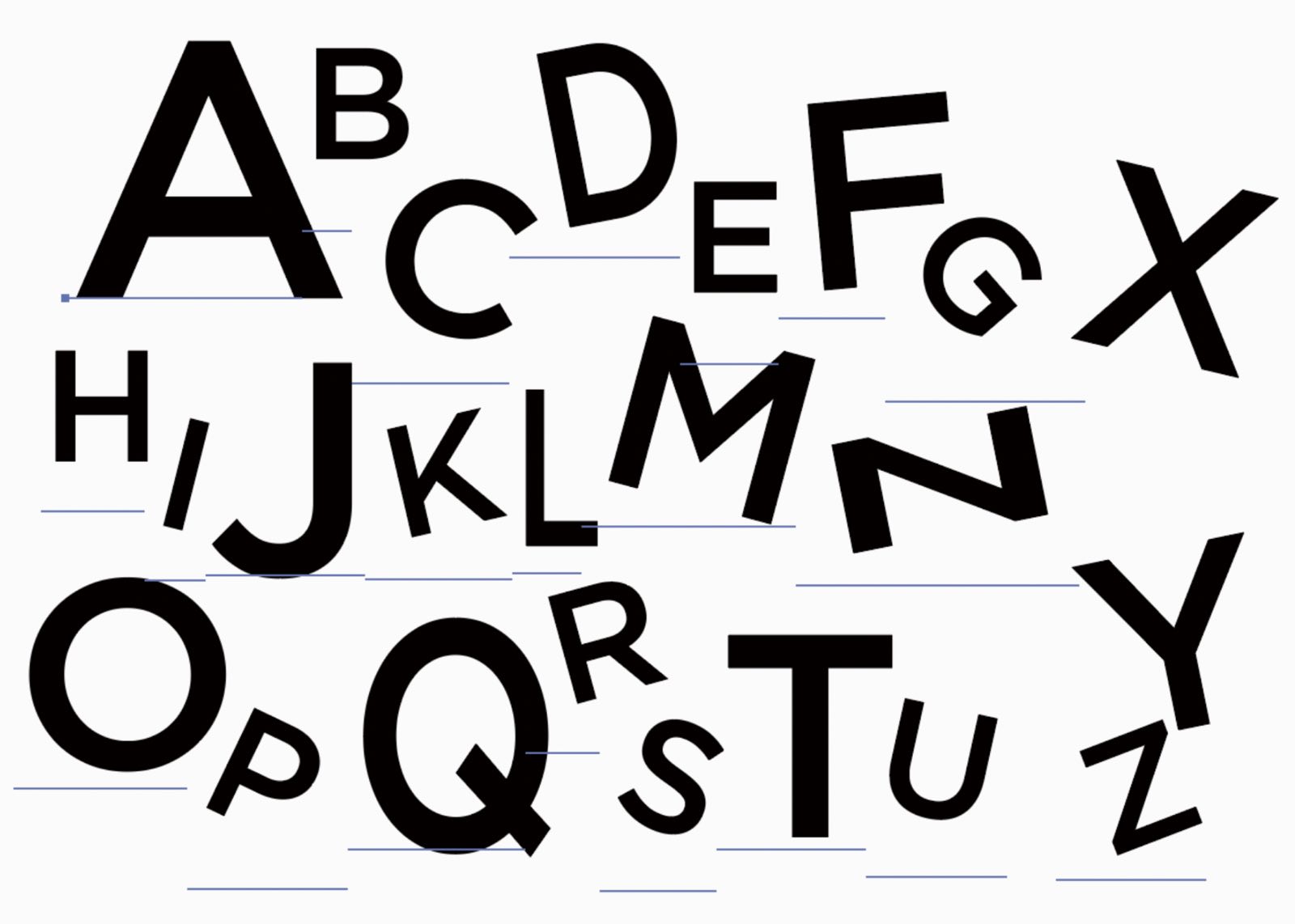 イラレで文字を自由変形や斜めに回転させる編集を文字タッチツールでする方法